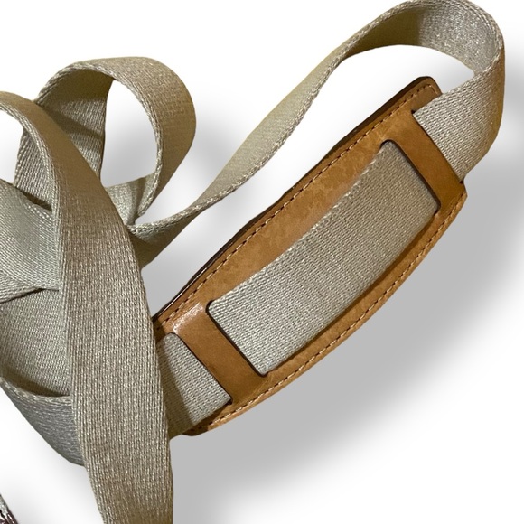 Coach Swing Bag Crossbody Signature Coated Canvas Leather Brown/Cream Patterned - Picture 7 of 16